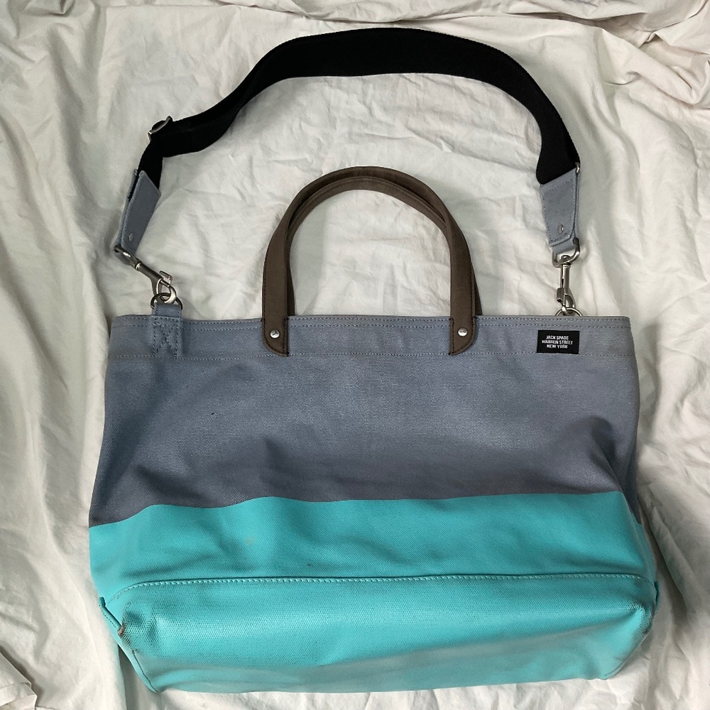 Jack Spade Dipped Canvas Tote or Messenger Bag